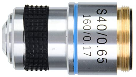 Risegun 40X 185 Biologiska Mikroskop Akromatiska Objektiv Lins 160/0,17