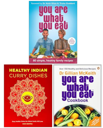 You Are What You Eat, Healthy Indian Curry Dishes & You Are What You Eat Cookbook 3 Books Collection Set