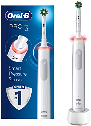 Oral B Pro 3 White Cross Action Electric Toothbrush