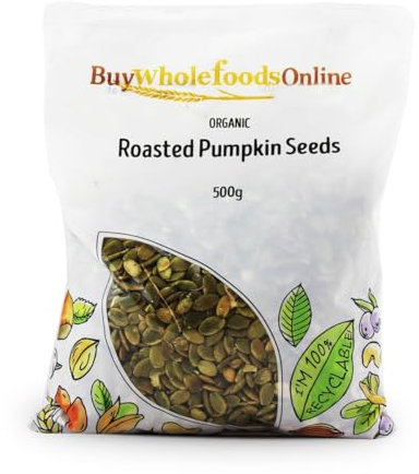 Organic Roasted Pumpkin Seeds 500g (BWFO)