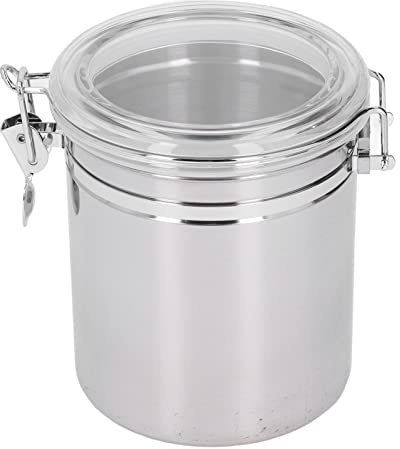 Hochwertiger Luftdichter Behälter aus Edelstahl Zur Aufbewahrung von Lebensmitteln, für Trockenfrüchte, Tee und Milchpulver (Große 1600 ml)