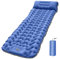 Camping Sleeping Mat, Ultralight Camping Mattress Self Inflating Camping Mat Single Sleeping Mat for Camping Inflatable Air Mattresses, Built-in Foot Pump and Pillow