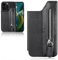 JEYORZY 1 pcs Portefeuille à Coller pour Smartphone, Porte Carte Adhésif pour Téléphone, Portefeuille Fortement Adhésif, Porte Cartes pour l'Arrière du Téléphone, Porte Cartes de Crédit Adhésif, Noir
