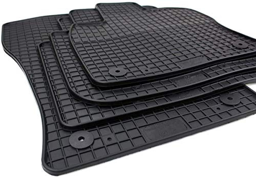 Petex 82210 Fußmatten Set Gummimatten Vorne und Hinten Matten schwarz Kompatibel mit SEAT Tarraco KN2