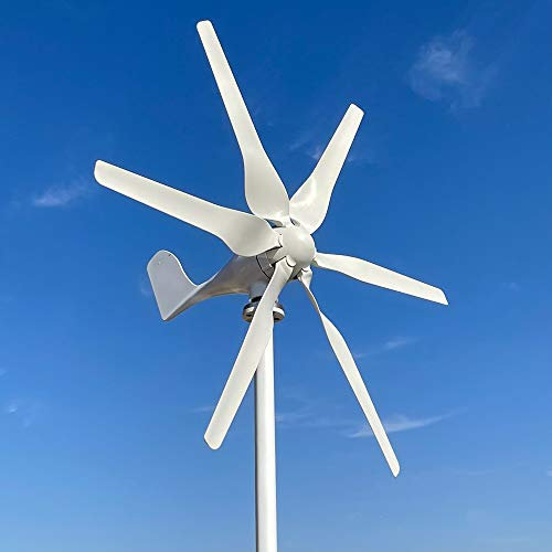 800W turbina eólica 12v 24v 48v generador de viento de alta eficiencia aerogenerador eolico para casa yate granja molino de viento (48V con controlador)