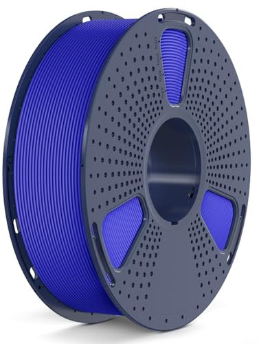 SUNLU Rapid PETG 3D Filament 1.75 mm 1KG, Hohe Geschwindigkeit 30–600mm/s 3D Drucker Filament, Maßgenauigkeit ± 0.02mm, 1KG Reusable Spule, Passend für die Meisten FDM 3D Drucker (Blau)