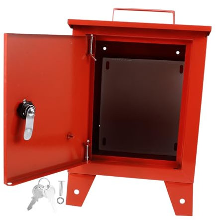 KITANDOVE Outdoor Weatherproof Electrical Box Portable Distribution Box for Use Secure and Sleek Design for Construction Sites and Temporary Installations