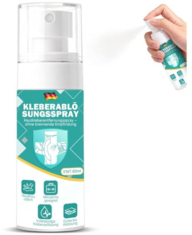 Spray quitaparches, 60 ml, quitaparches, spray para eliminar restos de pegamento, tacto sedoso
