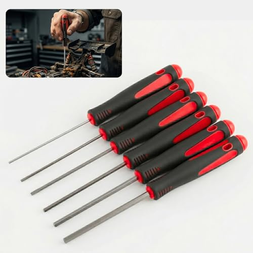 6-Piece Precision Hex Screwdriver Set for RC Models – 1.5mm to 4mm Metric Tools Kit for RC Cars, Boats, Drones, Helicopters & Multirotors – Durable, Anti-Slip Grip, Professional Repair Tools