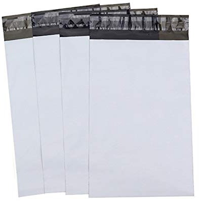 LIANYG Versandbeutel 100 stücke 14 Größen Eco Kunststoff-Mailer Versand Taschen Kurieraufbewahrungstasche mit Selbstklebender Mailing-Tasche Postverpackungsumschläge 334 (Color : 25x40 10pcs)