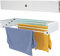homeart Wall Mounted Clothes Drying Rack | 75 cm Retractable Laundry Clothes Airer | Collapsible Folding Washing Line Clothes Dryer, Indoor & Outdoor, Compact Plain Design 20 kg Capacity, White