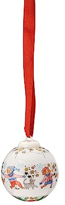 Hutschenreuther Porzellan-Minikugel 2023-Weihnachtsklänge 4,5 cm