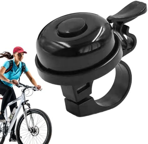 Tedious Cloche de vélo de Montagne | Cloche Classique en Bois d'aluminium,Sonnette de vélo pour VTT, klaxon de vélo à Son Clair et Puissant pour vélo de Montagne de Route, Guidon