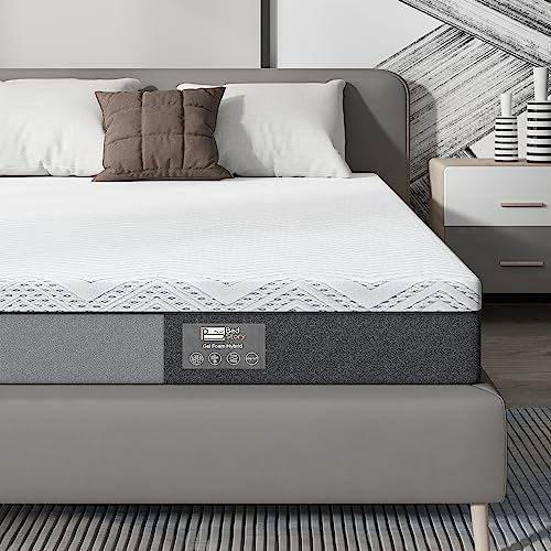 BedStory Matratze 90x200CM, Höhe 18CM, 7-Zonen-Memoryschaum-Matratze, Mittlere Härte mit Unterstützung, Linderung von Rückenschmerzen, Anti-Allergie, Abnehmbarer Stoffbezug Matratze (90x200x18cm)