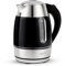GEEPAS Illuminating Electric Kettle | 1.7L Cordless Stainless Steel Jug Kettle | Rapid Boil for Hot Water Tea Coffee | Boil Dry Protection Auto Shut Off | Swivel Base with Auto Lid Open | 2200W