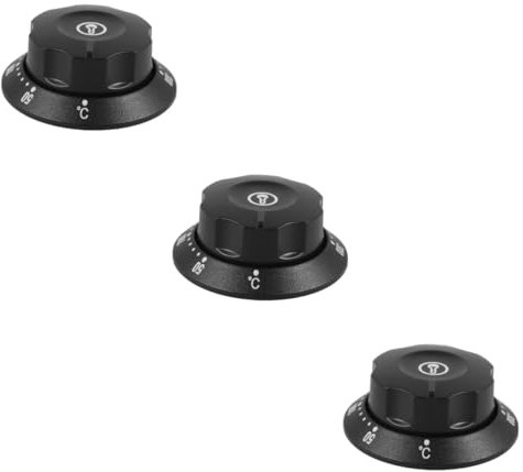 OUNONA 3stücke Temperature Control Knob Für Öfen Und Fritteusen Präziser Thermostat-einsteller Design Für Sichere Anwendung Einsetzbar Für Küchengeräte