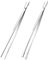 2 Pcs 12-Inch Fine Cooking Tweezer Tongs, Cooking Tongs, Food Grade Stainless Steel Kitchen Tweezers Tools for Cooking, Repairing, Sea Food and BBQ