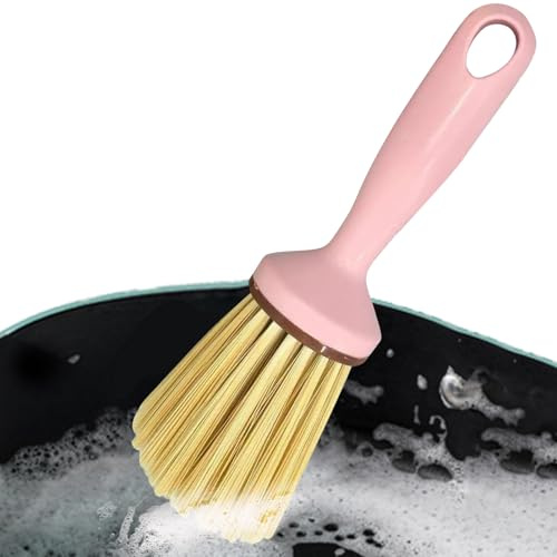Duroecsain Cepillos para Lavar Platos - Estropajo de Cocina con cerdas para sartenes y ollas | Accesorios ergonómicos para la Limpieza de Bordes para el hogar y la Comunidad