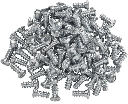 SOTECH 100 x Euroschrauben 6,3 x 13 mm | Vario Spezialschrauben Vollgewinde Bohrung 5 mm mit Panheadkopf (Rundliche Kopfform für hohe Auflagekraft)