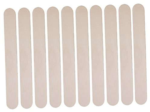 Beaupretty Cera Depilatoria 10 Pz Spatole in Legno per Applicazione Cera per Domestico e Applicazione Facile e