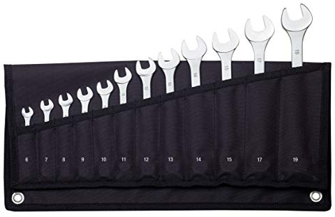Proxxon 23825 Satz Ring-Maulschlüssel 6-19mm 12 teilig in Wickeltasche
