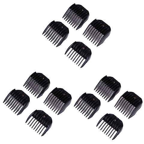 minkissy 12piezas Peines Limitadores para Cortapelos Accesorios Profesionales De Barbería Compatibles Cortadoras Ajustables Color Aleatorio