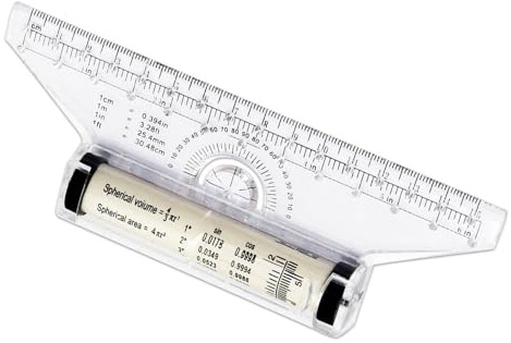 Règle roulante de 15 cm - Règle parallèle - Pour l'école, le bureau, le dessin
