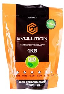 Evolution 6mm Bio Tracer Airsoft Kugeln 4000 Stück 0,25g Softairkugeln