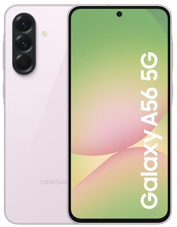 Samsung Galaxy A56 5G Smartphone, Awesome Intelligence, 8GB RAM, 256GB Memory Storage, 50MP Camera, Awesome Pink, 3 Year Samsung Extended Warranty (UK Version)