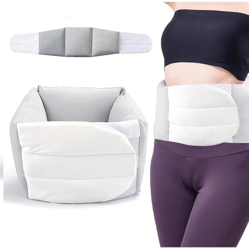 PERFECT LASER 360° Adjustable Wrap Around Lumbar Support Pillow, Soft Silk Cotton Waist Support Belt, Lower Back Sciatic Nerve Pain Relief Cushion for Bed, Office Chair, Car & Airplane Travel
