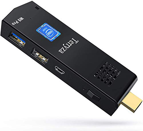 Mini PC Computer Stick Windows 10 Professional (64-bit) Quad Core Intel Atom x5-Z8350 1.92Ghz, 4GB/64GB, WiFi, Bluetooth, USB 3.0, HDMI/4K Linux