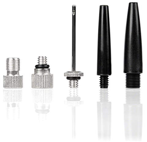 Universal Ventil-Set 5-TLG., 1x Nadelventil, 2X Kegelventil, 2X Ventiladapter