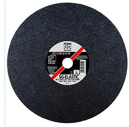 Disque à tronçonner scie circulaire à métaux T 350x2,8x25,4mm SG CHOP STEEL pour acier PFERD