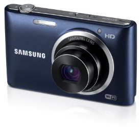 Samsung ST150F 16.2MP Smart Wi-Fi Digital Camera with 5x Optical Zoom and 3.0 LCD Screen Blue (Renewed)