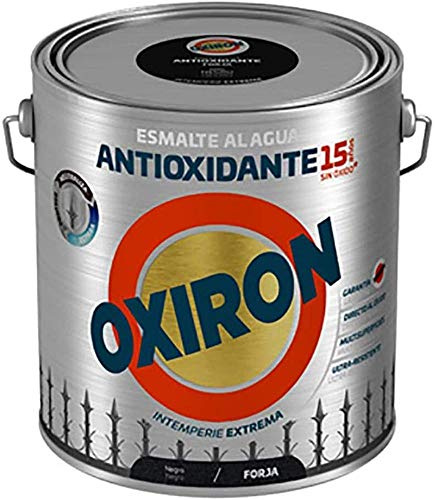 OXIRON Esmalte antioxidante al agua forja Negro 2,5L