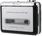 Hopcd Convertidor de Cassette a MP3, Grabador de Cassette a PC Grabador de MP3/CD Captura Reproductor de música de Audio Digital, Captura de Cassette USB