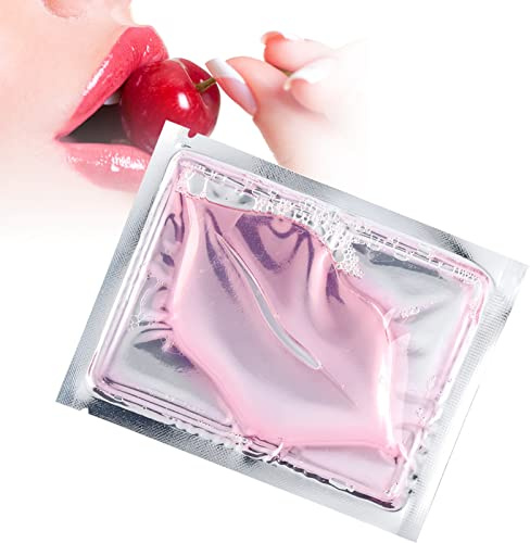ANKROYU 15 Pièces Masque à Lèvres En Gel, Masques à Lèvres Au Collagène Rose Cristal, Masque à Lèvres Hydratant Et Exfoliant De Beauté, Masque De Soin des Lèvres Hydratant Nourrissant Et Raffermissan