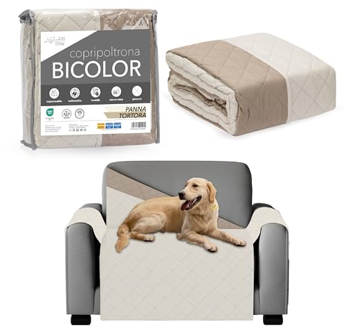 LA SUITE 08 STORE Copripoltrona Con Braccioli Double Face, Copridivani Elasticizzati Impermeabili Resistenti Ai Graffi Di Cani e Gatti