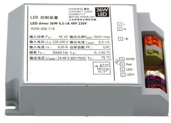ZMZYELPECB Alimentation à Courant Constant 230 V for Lampe à Tube LED Fit for Philips 6 W 12 W 18 W 25 W 30 W 36 W(36W 0.3-1A 48V)