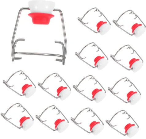 Ciieeo 15pcs Flip Top Bottle Caps Replacement Airtight Swing Top Caps for Syrup Bottles Stainless Steel
