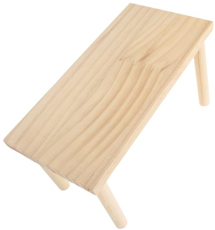 LOLIPPYY Hamsterkäfig Zubehör Holzplattform für Chinchillas Hamster Etage Spielplatz Mehrzweck Kleintierstand für Hamster Eichhörnchen und Nager Natürlich Glatt Verarbeitet Robust und