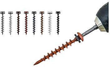 Dämmstoffschraube (100 Stück, anthrazit)