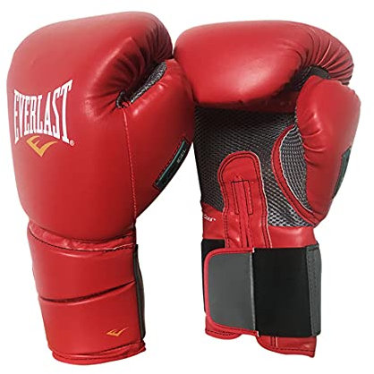XJST Pro Grad Boxing Handschuhe Für Frauen Und Männer, Kickboxen Bagwork Sparring Trainingshandschuhe Training Ausüben Handschuhen, Dauerhaftes Leder,Rot,12OZ