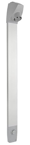 SLIM Wand-Duschpaneel mit Zeitschaltuhr und Druckknopfsteuerung - Idral