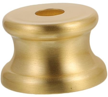 Lurrose Remate De Lámpara De Cobre E27/e14 Resistente Semicerrado Base De Copa Para Decoración Ligera Piezas De Lámpara Para Uso Diario Duración Prolongada