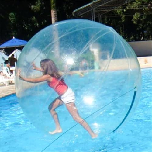 Bola inflable para caminar en el agua, bola de baile transparente para piscina, tamaños de 1,5 m a 2,5 m, divertido juguete para caminar y rodar