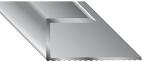 Kügele 11110 S 100 Gleitabschlussprofil U Alu silber eloxiert 11/1000 mm