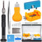 JOREST Watch Battery Replacement Kit, Watchmaker Repair Screwdriver, Watch Opening Tool, Watch Strap Replacement,Watch Back Remover, Watch Case Opener, Watch Back Remover Holder, Spring bar, Tweezers