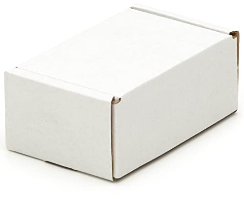 Boîtes pour cartes de visite KK Verpackungen | 100 pièces, 90 x 60 x 60 mm, boîtes pliantes pour cartes de visite selon Fefco 0427 en blanc | Boîtes pour l'expédition