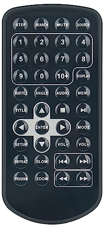 VINABTY Nouveau T-701 Télécommande de Remplacement T701 Télécommande pour Alba 7 inch Portable Swivel Screen DVD Player T701 T-701 Remote Controller